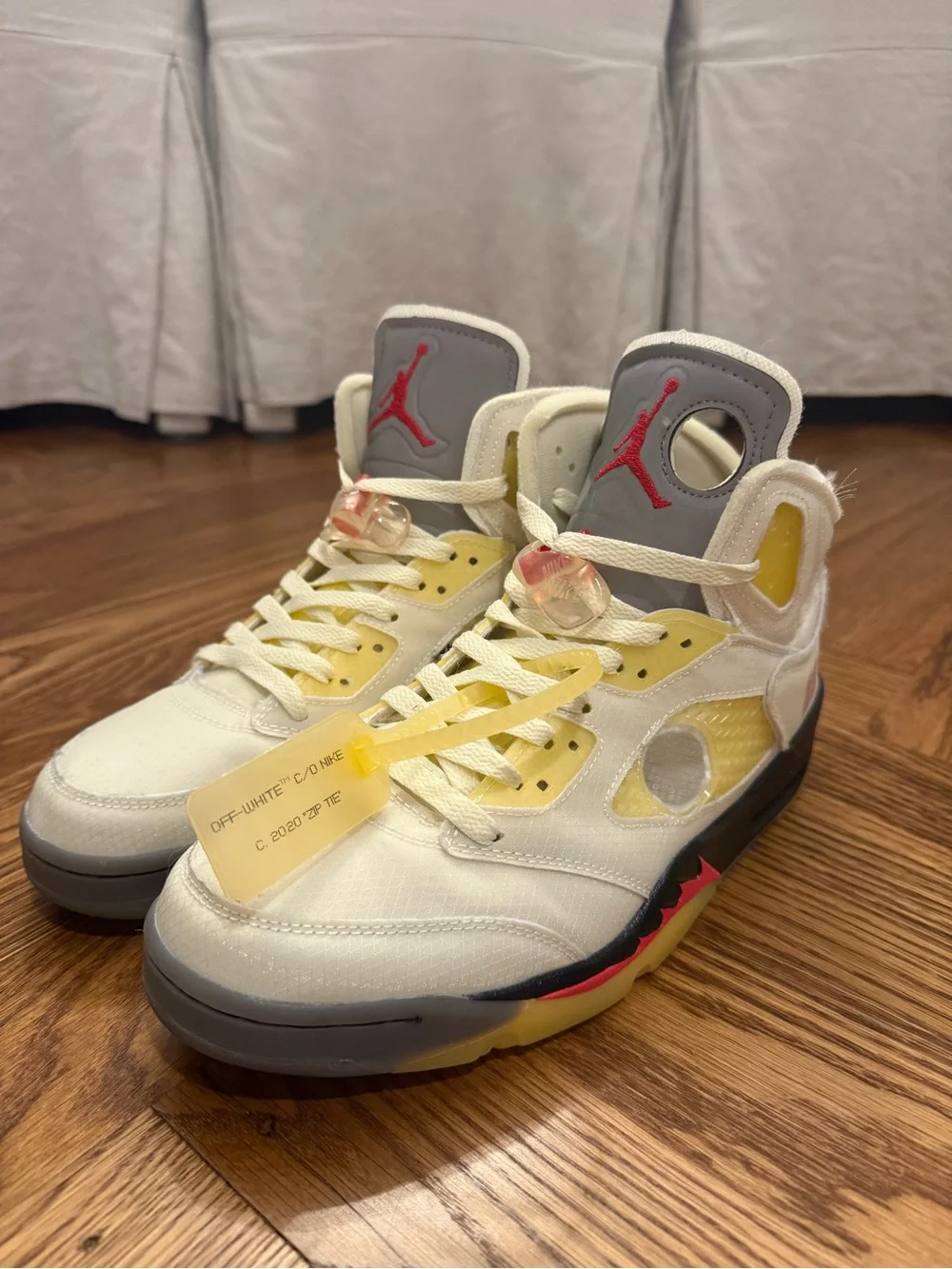 Off-White Jordan 5 Retro High-Top Sneakers
